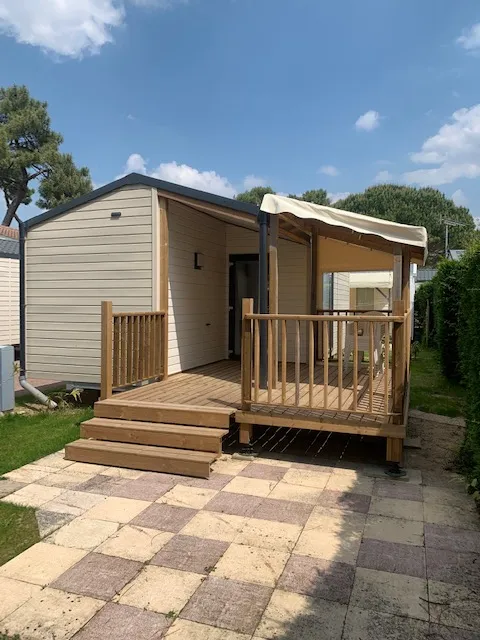Mobil Home 28-30M² - 2 Chambres - Terrasse Bois Couverte