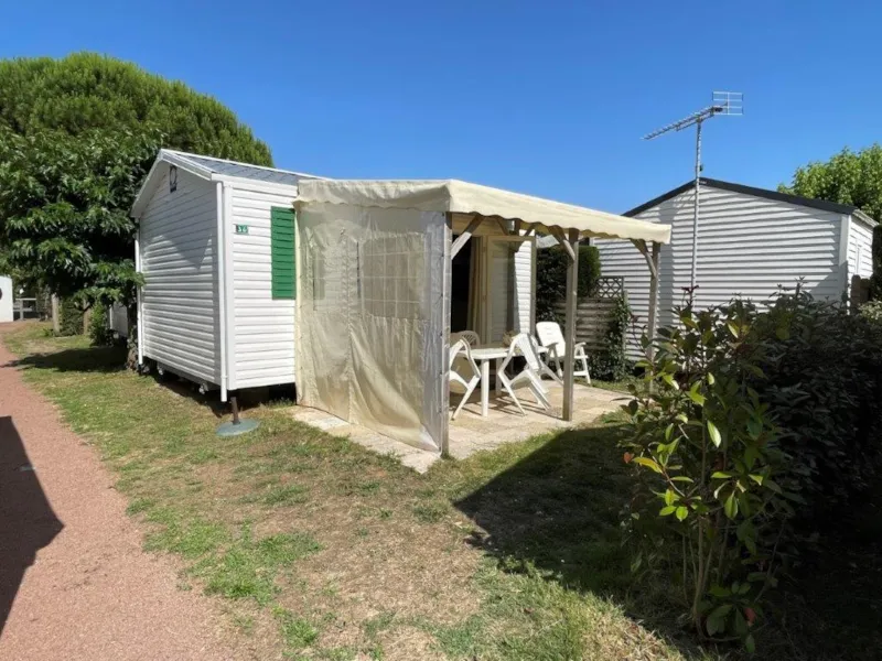Mobil Home 21M² - 2 Chambres - Dallage + Tonnelle