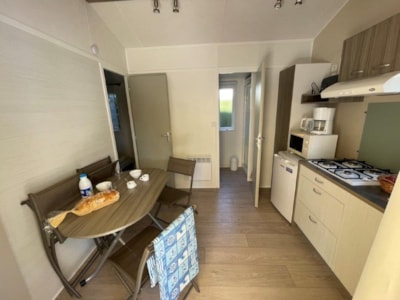 21m² mobile home - 2 bedrooms - Tiled floor + Gazebo — 3