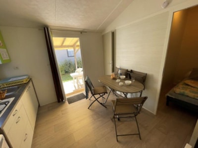 21m² mobile home - 2 bedrooms - Tiled floor + Gazebo — 4
