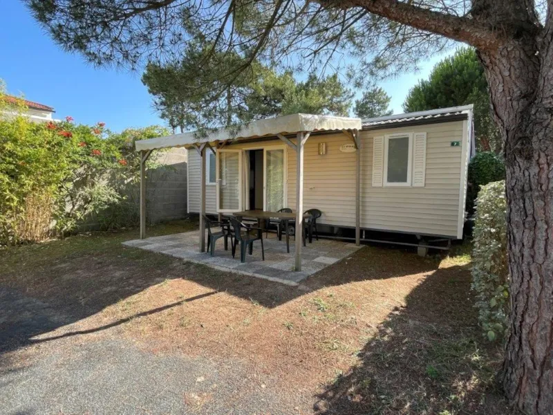 Mobil Home 26M² - 2 Chambres - Dallage + Tonnelle