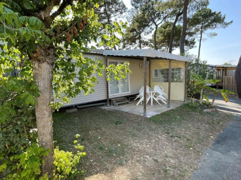 Mobil Home 26M² - 2 Chambres - Dallage + Tonnelle