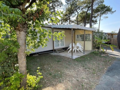 26m² mobile home - 2 bedrooms - paved area + gazebo — 8