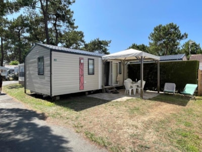 Mobile home 28-30m² - 2 bedrooms - paving + arbor — 1