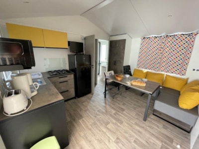 Mobile home 28-30m² - 2 bedrooms - paving + arbor — 3