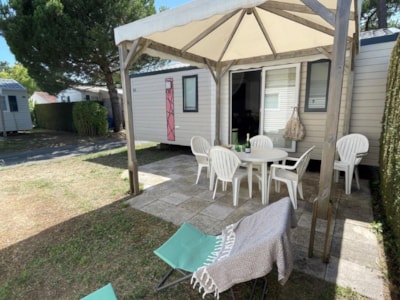 Mobile home 28-30m² - 2 bedrooms - paving + arbor — 2