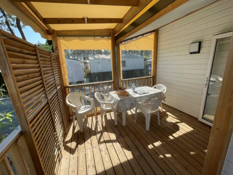 Mobil Home 28-30M² - 2 Chambres - Terrasse Bois Couverte