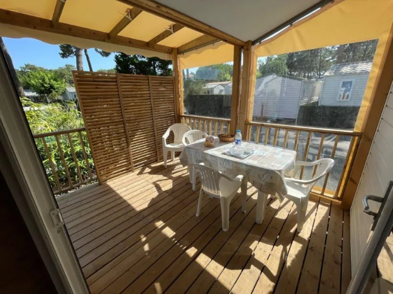 Mobil Home 28-30M² - 2 Chambres - Terrasse Bois Couverte