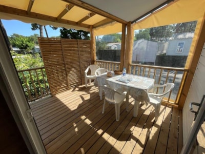 Mobile home 28-30m² - 2 bedrooms - covered wooden terrace — 6