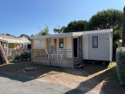 Mobile home 28-30m² - 2 bedrooms - covered wooden terrace — 7