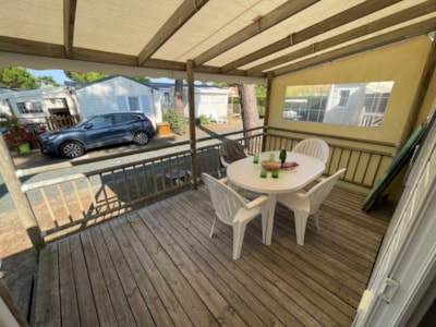 Mobile home 28-30m² - 2 bedrooms - covered wooden terrace — 8