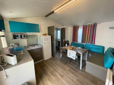 Mobile home 28-30m² - 2 bedrooms - covered wooden terrace — 9