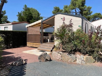 Mobile home 32-35m² - 3 bedrooms - covered wooden terrace — 10