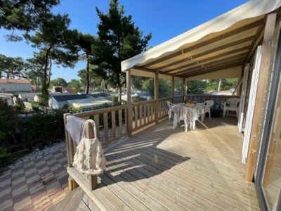 Mobile home 32-35m² - 3 bedrooms - covered wooden terrace — 6
