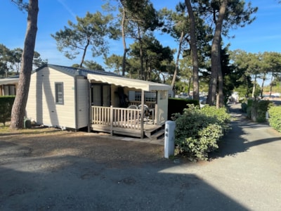 21m² mobile home - 1 bedroom - Covered wooden terrace — 1