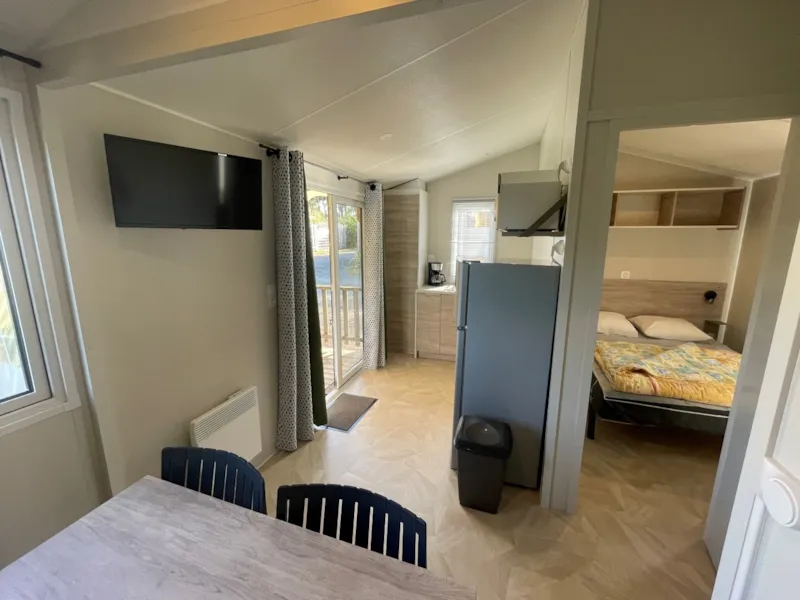Mobil Home 21M² - 1 Chambre - Terrasse Bois Couverte