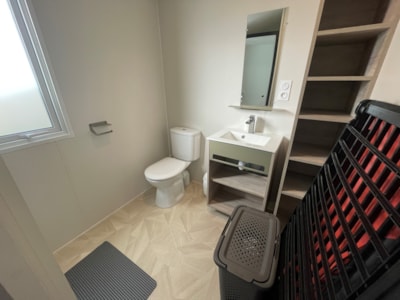 21m² mobile home - 1 bedroom - Covered wooden terrace — 4