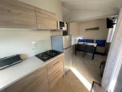 21m² mobile home - 1 bedroom - Covered wooden terrace — 6