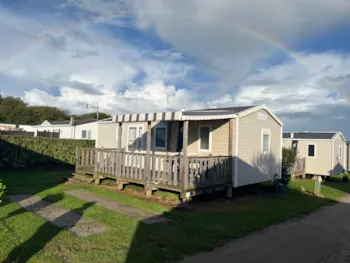 Location - Lodge 872 Semi Couvert E09 - Camping Cotentin Les Cottages de Collignon