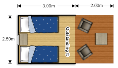 Safari tent XS