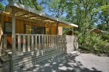 Mietunterkunft - Mobilheim Terrasse Grand Confort (2 Zimmer) - Camping Les Cent Chênes