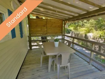Mietunterkunft - Mobilheim 1. Generation (2 Zimmer) - Camping Les Cent Chênes