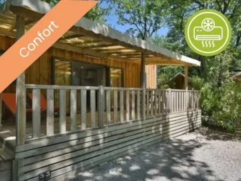 Mietunterkunft - Mobilheim Terrasse Grand Confort (Klimatisiert / 2 Schlafzimmer) - Camping Les Cent Chênes