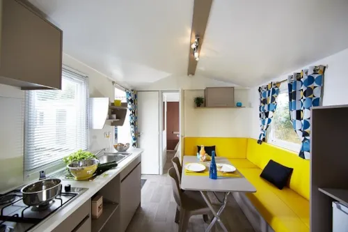 Mietunterkunft - Mobilheim 24.9M² - 2 Schlafzimmer - image n°4 - Camping L'Ardéchois