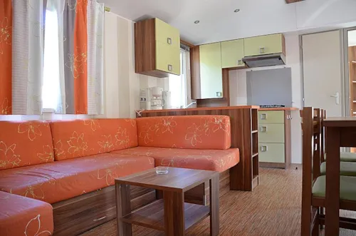 Mietunterkunft - Mobilheim 35M² - 3 Schlafzimmer - image n°4 - Camping L'Ardéchois
