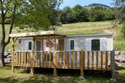 Huuraccommodatie(s) - Stacaravan 33M² - 3 Slaapkamers - Camping L'Ardéchois