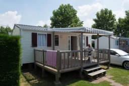 Location - Mobil-Home Authentique 2 Chambres 27M² - Camping du Bel Air