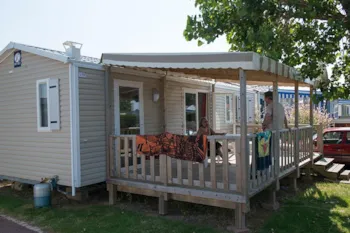 Mietunterkunft - Mobil-Home Feerique 3 Zimmer 32M² - Camping du Bel Air