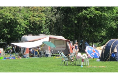 Comfort pitch with private facilities