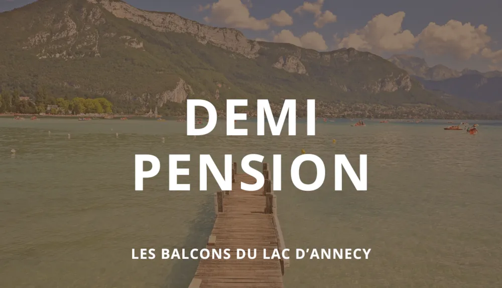 Chambre - Séjour En Demi-Pension - Les Balcons du lac d'Annecy à Sevrier