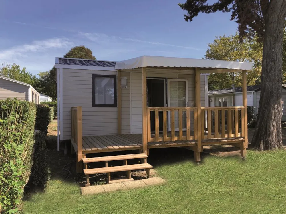 Mietunterkunft - Mobilheim Ibiza Solo 20M² Komfort - Camping Bleu Mer