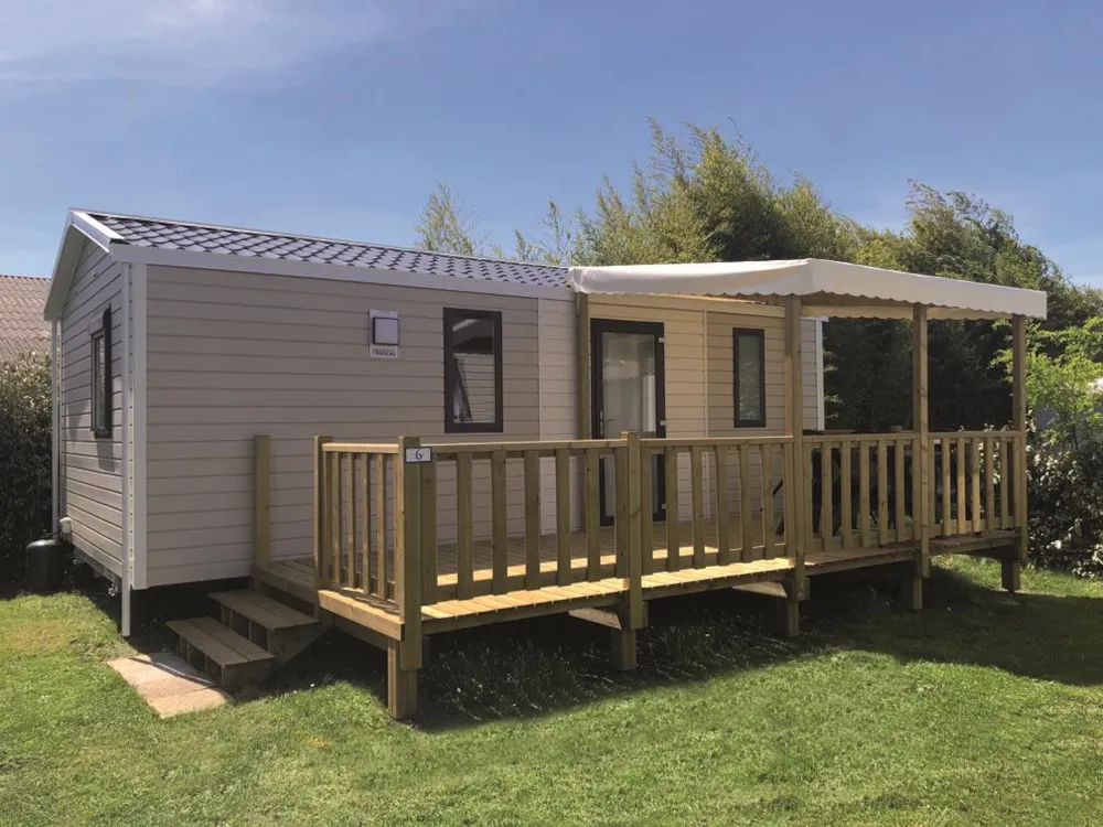 Mietunterkunft - Mobilheim Ibiza Duo 27M² Komfort - Camping Bleu Mer