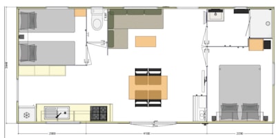 BAHIA DUO PREMIUM - 33 m² - 2 bedrooms — 8