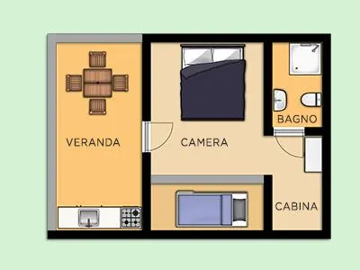 Bungalow En Bois 35 M²