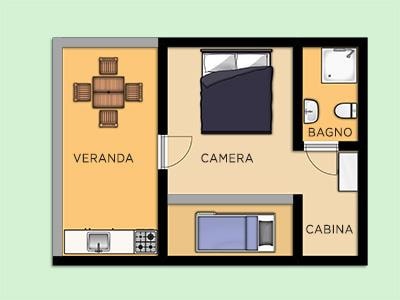 Wooden bungalow 35 m² — 4
