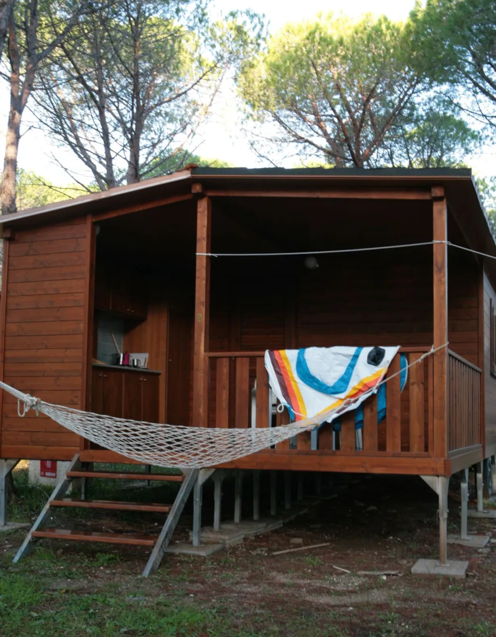 Location - Bungalow En Bois 2+2 Confort - Calapineta Villaggio Camping