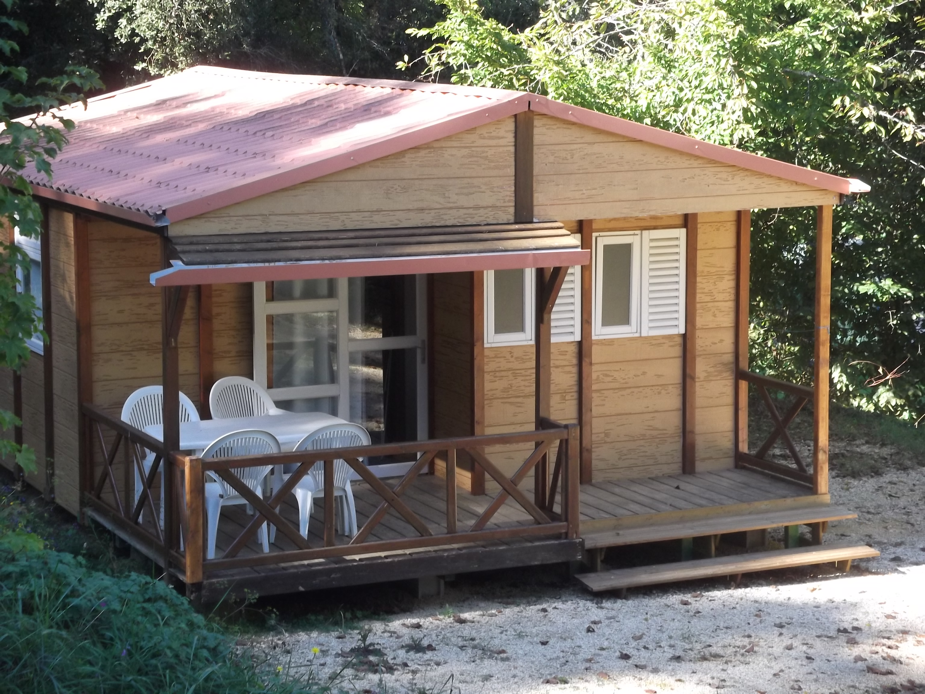 Huuraccommodatie(s) - Chalet 2 Slaapkamers - Camping La Roussie