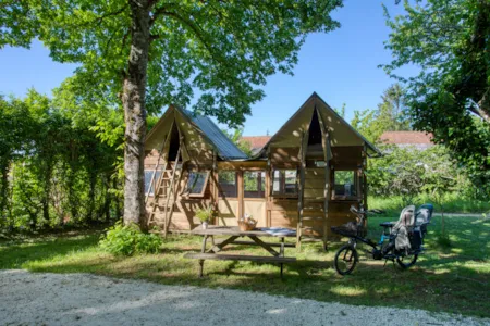 Huuraccommodatie(s) - Duplex Familiehuisje - 2 Slaapkamers - Camping La Roussie