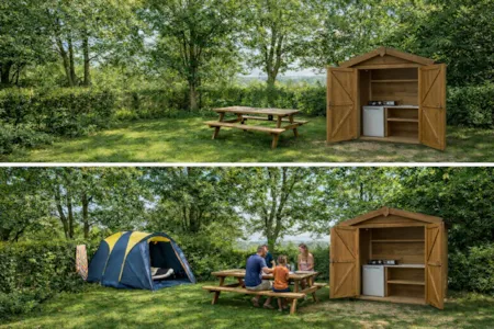 Kampeerplaats(en) - Uitgeruste Staanplaats - Camping La Roussie