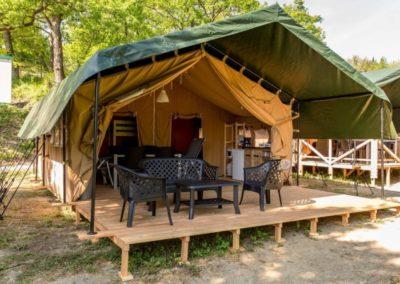 Location - Safarilodge Deluxe Lézard - Camping Dun-le-Palestel