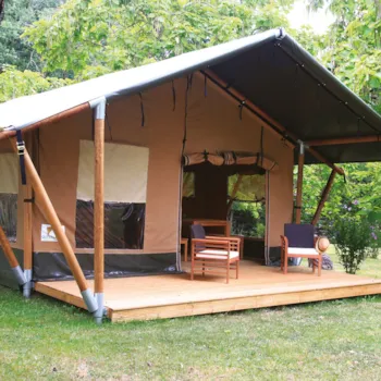 Accommodation - Safarilodge Comfort Ecureuil - Camping Dun-le-Palestel