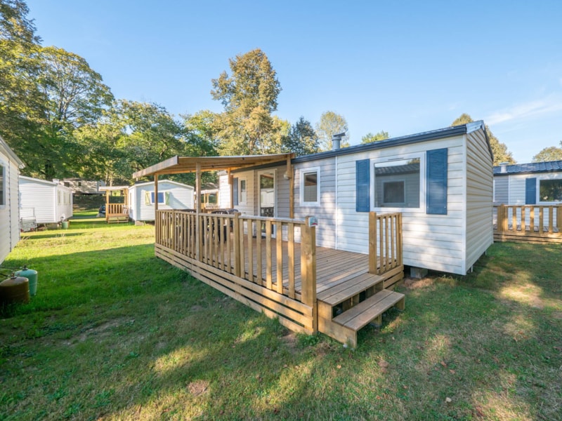 Mobil-home Comfort - 31 m²- 3 chambres - Terrasse surélevée