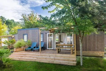 Mietunterkunft - Mobilheim Ultimate - 40 M²- 4 Zimmer - Hochterrasse - Homair - Camping Les Dunes