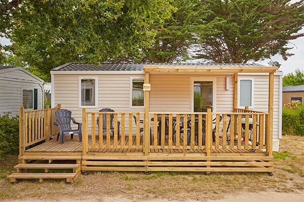 Mobil-home Classic - 27 m²- 3 chambres - Terrasse surélevée