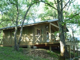 Accommodation - Wooden Cabin 35M²  S - 2 Bedrooms - Le Château de Termes