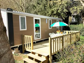 Mietunterkunft - Mobilheim Confort  2 Zimmer 24M² + Tv + Wifi - Flower Camping les Tomasses